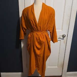 Women's Orange Robe